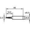 Chisel-shaped solder tip extended 0832CDLF 2,2mm SB